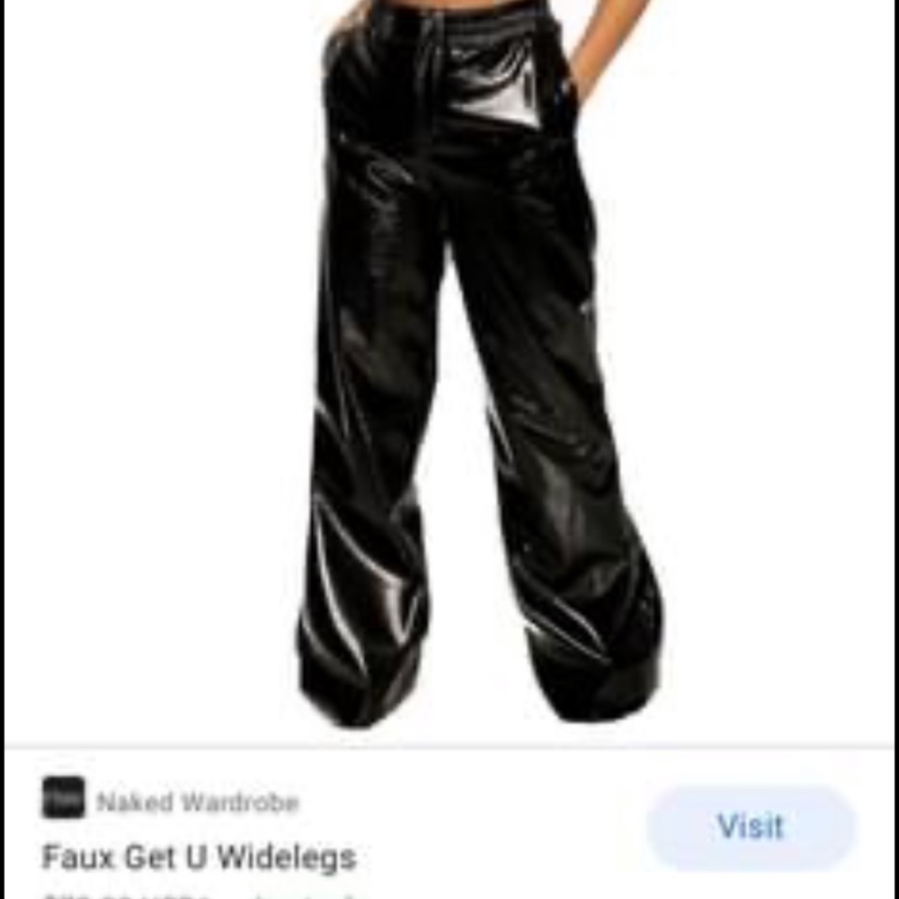 Naked Wardrobe ‘Faux get u’ wide legs